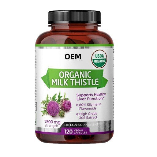 Organic Milk Thistle Complex – 120 Day Supply Herbal Supplement